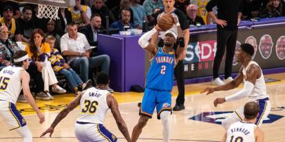 Thunder, Lakers karşısında seriyi 3-0 yaptı
