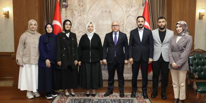 TÜGVA heyetinden Vali Şimşek’e ziyaret