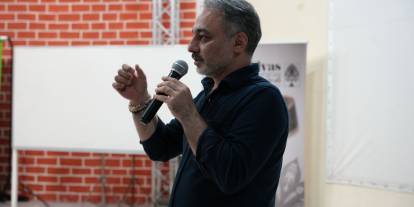 Ünlü kurgucu Amir Etminan Sivas'ta gençlerle buluştu