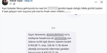 AKSA Doğalgaz’a fatura tepkisi! İsyan etti