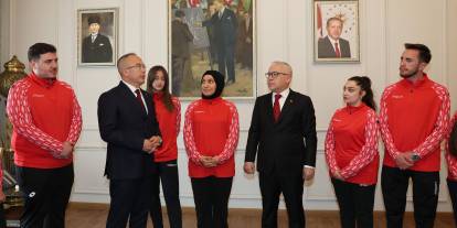 Gençlik ve Spor İl Müdürlüğü'nden Vali Şimşek'e ziyaret