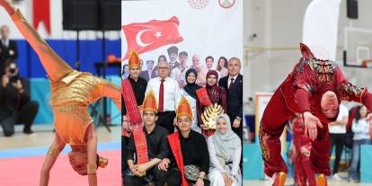 Sivas'ta 19 Mayıs coşkusu: Salonu dolduran gösteriler büyük alkış aldı