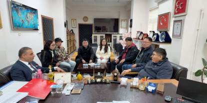 Akıncılar Belediye Başkanı Sevinç, Moğolistan heyetini ağırladı