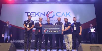TeknOcak Festivali'nde dereceye giren takımlar ödüllerini aldı