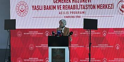 Bakan Göktaş Gemerek’te huzurevi açtı