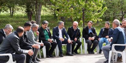 AK Parti heyetinden şehit annesi Aliye Koç için taziye ziyareti