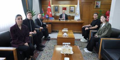 Hakemlerden Başkan Uzun’a ziyaret
