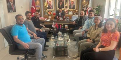 Sivas İrade Gazetesi'nden BBP İl Başkanı Hakan Sezerer’e hayırlı olsun ziyareti