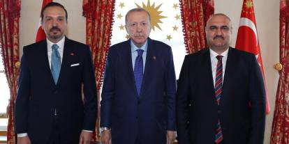 Cumhurbaşkanı Erdoğan, Kerkük Valisi Ağa'yı kabul etti