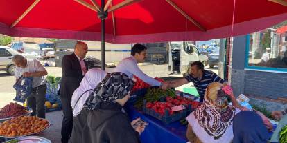 Ulaş Kaymakamı Eskimez'den esnaf ziyareti
