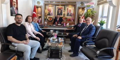 4 Eylül Gazeteciler Cemiyeti’nden  Sezerer’e ziyaret