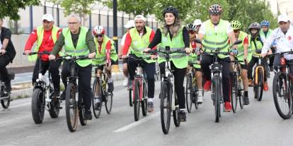 Sivas Yeşilay'dan pedal çevirmeye davet