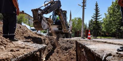 Sivas’ta Milli Mücadele Caddesi’nde dev yol çalışması