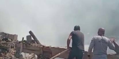 Sivas'ta mutfak tüpü patladı