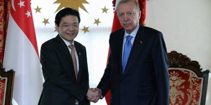 Cumhurbaşkanı Erdoğan, Singapur Başbakanı Wong'u kabul etti