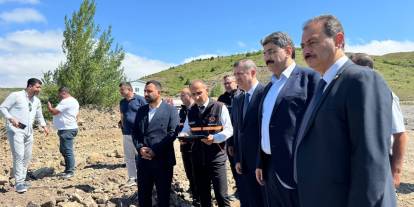 Çamlıbel Tüneli'nde vekil çıkarması: Sivas ve Tokat milletvekilleri şantiye sahasını inceledi