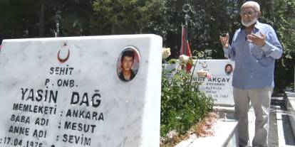 Şehit babalarının buruk Babalar Günü