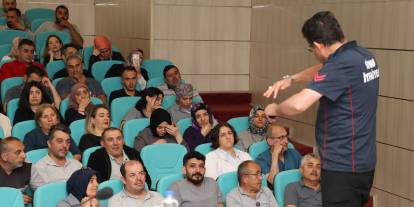 Hastane personeline yangın ve tahliye eğitimi