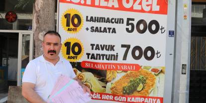 Sivas'ta 50 liraya lahmacun satan işletmeye şikayet yağdı: Denetimlerden tertemiz çıktı