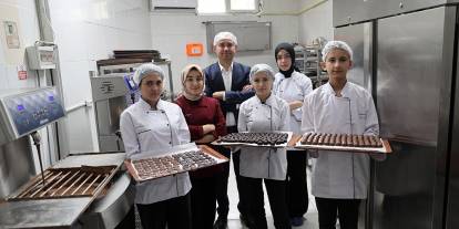 Geleceğin çikolata ustaları burada yetişiyor