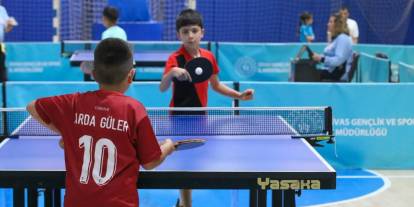 Sivas'ta minik sporculardan büyük mücadele