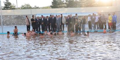 Destici, Başkan Uzun'un yatırımlarını inceledi