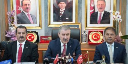 BBP Lideri Destici Sivas'tan sert yüklendi