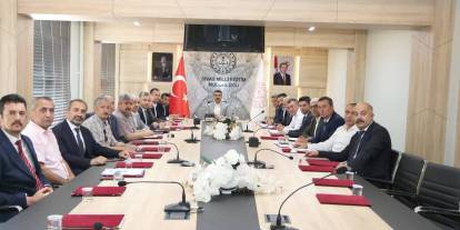 Eğitimde yeni dönem hazırlıkları masaya yatırıldı