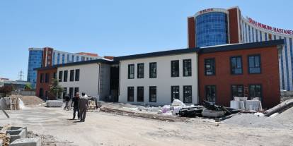 Numune Hastanesi’nin yeni idari binasında sona gelindi
