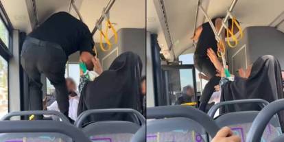 Halk otobüsü ringe döndü: Yolcular araya girdi