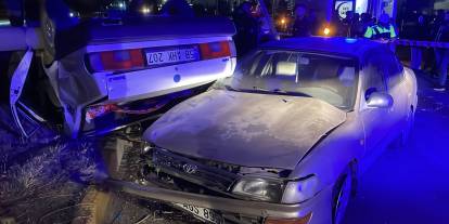 Sivas’ta iki otomobil çarpıştı: 2’si çocuk 5 yaralı