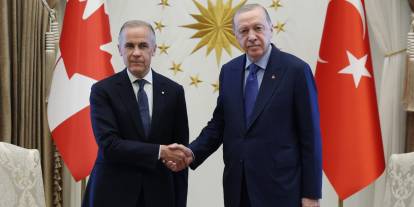 Erdoğan, Kanada Başbakanı'nı ağırladı