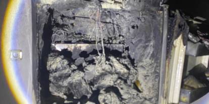 Buzdolabı bomba gibi patladı