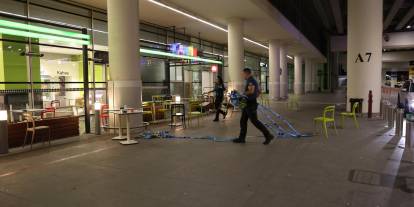 Havalimanında polise bıçaklı saldırı; 4 yaralı