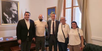 Kaçırılan Sivaslı işçi TBMM'de ağırlandı