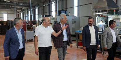 Demirağ OSB'deki o fabrikayı ziyaret ettiler!