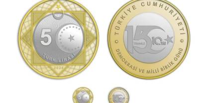 15 Temmuz'un 10. yılına özel 5 lira basıldı