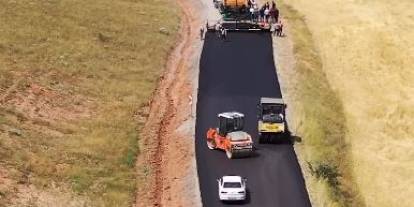 Sivas'ta 32 kilometrelik yol hizmete hazır