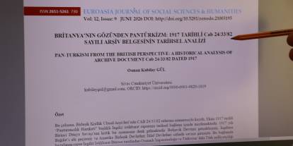 İngiliz arşivlerindeki gizli rapor Sivas'ta gün yüzüne çıkarıldı