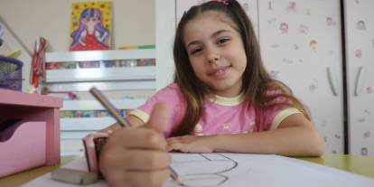 8 yaşındaki Ressam Asya,  dünya birincisi oldu