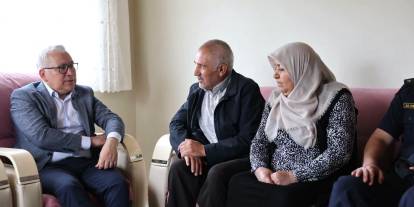 Şehit emanetine vefa ziyareti