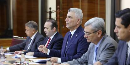 Bakan Bolat, Moldova heyetiyle bir araya geldi