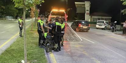 Sivas'ta motosiklet ile elektrikli bisiklet çarpıştı