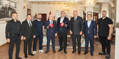 Şampiyona öncesi protokol ziyareti