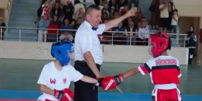 Kangal’da kick boks heyecanı