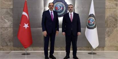 MİT Başkanı Kalın, Suriye Dışişleri Bakanı Şeybani ile görüştü