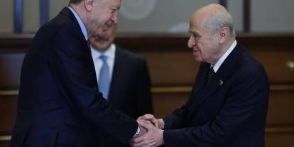 Cumhurbaşkanı Erdoğan, Bahçeli'yi kabul etti