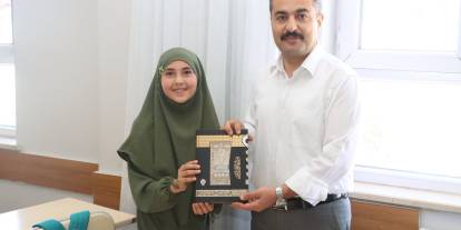 Millî Eğitim Müdürü Fatih Erdoğan hafızlık öğrencileriyle buluştu