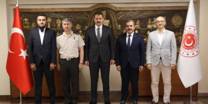 Rektör Kul, Bakan Yardımcısı Salih Ayhan ile bir araya geldi!
