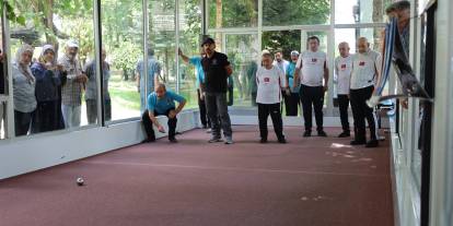 Sivas huzurevlerinde bocce heyecanı